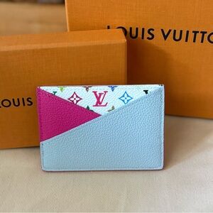 **SOLD**LV x TM Criss-Cross Card Holder